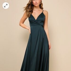 Lulu’s Emerald Green Bridesmaid Dress